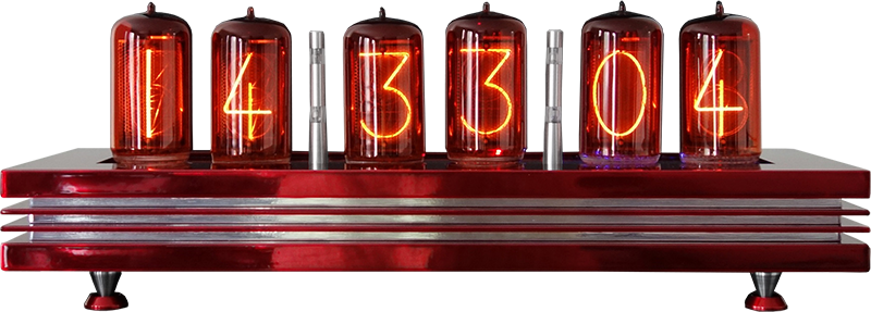 nixie clock with 2" digit height (Z568M)