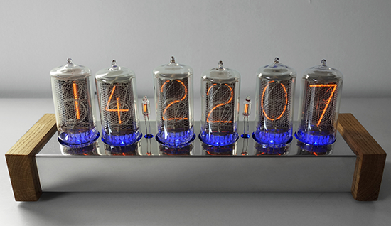 Nixie Uhr mit 30 mm Ziffernhhe (Z5660M)