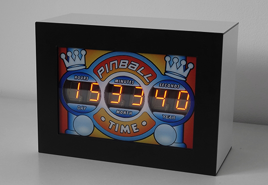 7 Segment Panaplex "Pinball Uhr"